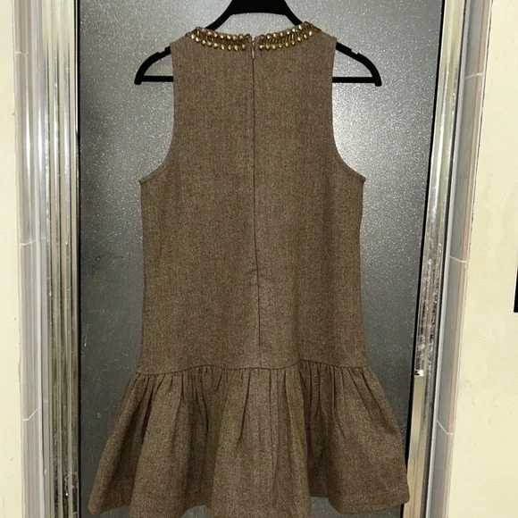 By Anthropologie beaded keyhole sleeveless minidress - Picture 8 of 15